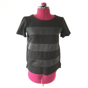 Madewell Black Stripe T-Shirt